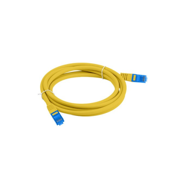 LANBERG PATCHCORD S/FTP KAT.6A 3M ŻÓŁTY LSZH CCA (FLUKE PASSED) PCF6A-10CC-0300-Y