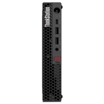 Stacja robocza Lenovo ThinkStation P3, Tiny, Intel Core i7, i7-13700, Pamiec RAM 16 GB, SO-DIMM, Dysk SSD 512 GB, Intel UHD Graphics 770, Brak napędu