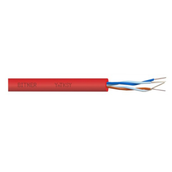 KABEL SYGNALIZACJI P.POŻ BITNER YnTKSY 2x2x0,8 - 100m