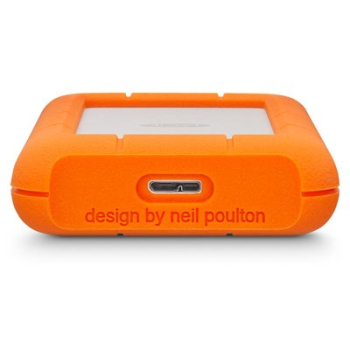 LaCie Rugged Mini zewnętrzny dysk twarde 1 TB 5400 RPM 2.5" Micro-USB B 3.2 Gen 1 (3.1 Gen 1) Pomarańczowy, Srebrny
