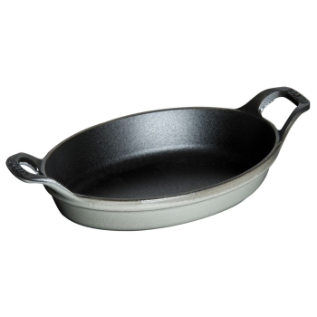 Owalne mini naczynie do pieczenia i zapiekania Staub - 250 ml, Grafitowy