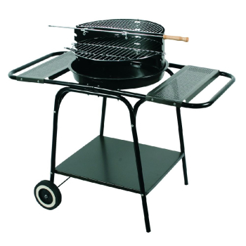 MASTER GRILL OKRĄGŁY RUCHOMY Z DWIEMA PÓŁKAMI MG906