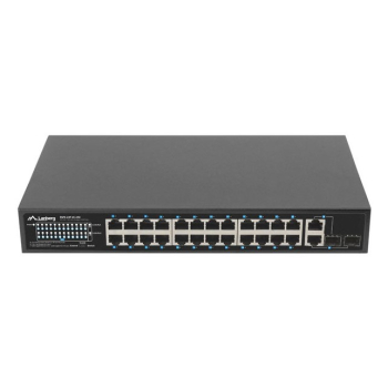 SWITCH LANBERG RSFE-24P-2C-250 24X 100MB POE+/2X COMBO RACK 19" GIGABIT ETHERNET 250W