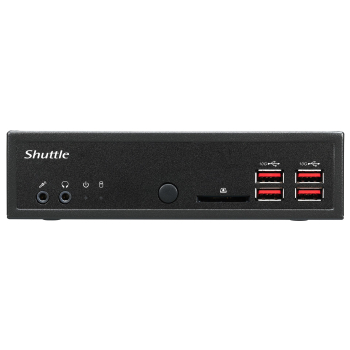 Shuttle DH32U5 komputer typu barebone Wielkość PC 1.35L Czarny i5-1135G7 Intel SoC