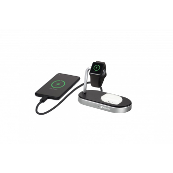 Verbatim WCS-02 Uniwersalne Czarny USB Bezprzewodowe ładowanie Szybkie ładowanie Wewnętrzna