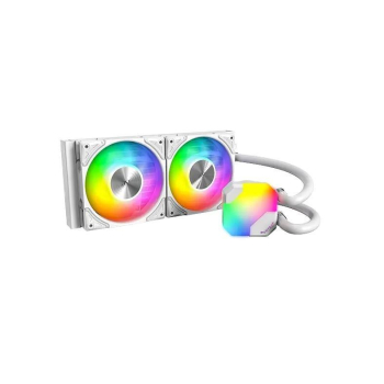 Chłodzenie wodne Montech Hyper Flow ARGB AIO, biały - 240 mm