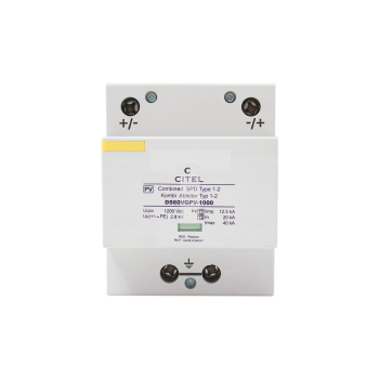Ogranicznik przepięć CITEL, typ I+II DC 1000V, DS60VGPV-1000, 25kA 2p+V