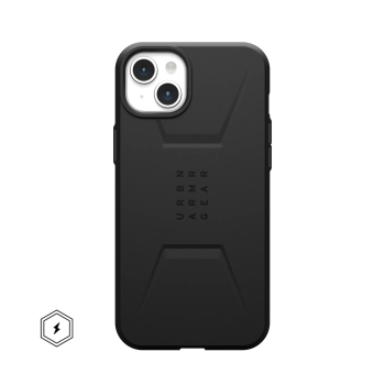 Etui UAG Urban Armor Gear Civilian MagSafe Case | Apple iPhone 15 Plus | schwarz