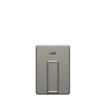 Powerbank UAG Ultra Slim 5K - powerbank 5000 mAh z podstawką, ładowanie bezprzewodowe 10W, kompatybilny z MagSafe, kabel w zestawie (titanium)