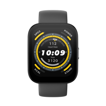 Amazfit Bip 5 4,85 cm (1.91") LCD 38 mm Cyfrowy 320 x 380 px Ekran dotykowy Czarny GPS