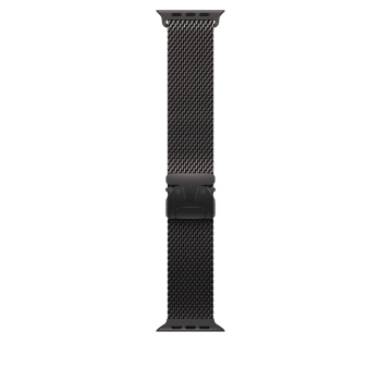 Bransoleta Apple Watch Milanese do Watch Ultra 49mm Titan Schwarz (S)