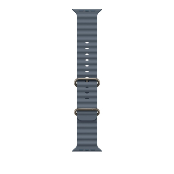 Zegarek Apple 49mm Anchor Blue Ocean Band - Natural Titanium Finish