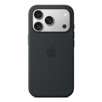 Silikonowe etui Apple iPhone 17 Pro z MagSafe – czarne