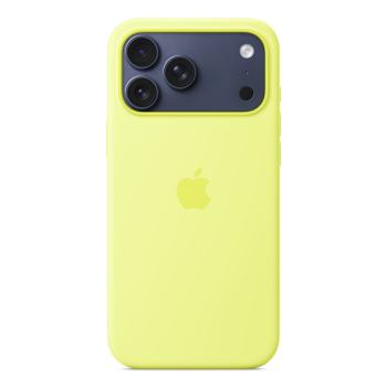Silikonowe etui Apple iPhone 17 Pro Max z MagSafe (neonowo-żółte)