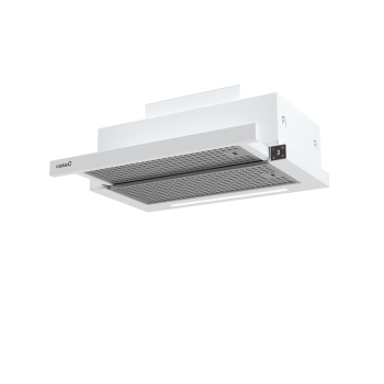 Kaptur teleskopowy CATA CAMPANA TFH 6830 GWH Klasa efektywności energetycznej A+++ Szerokość 60 cm 795 m3/h Sterowanie dotykowe DOPROWADZIŁO Biały