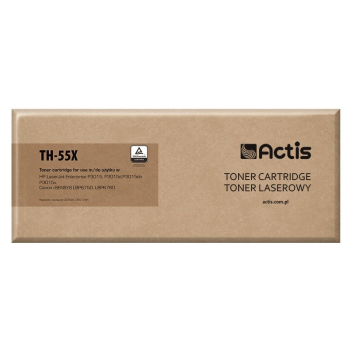 Actis TH-55X Toner (zamiennik HP 55X CE255X, Canon CRG-724H; Standard; 12500 stron; czarny)