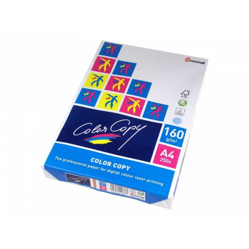 Papier xero ksero biurowy Mondi Color Copy 8687A16 (A4; 160g/m2; 250 szt. arkuszy; papier biały; satynowy)
