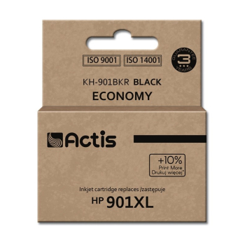 Actis KH-901BKR Tusz (zamiennik HP 901XL CC654AE; Standard; 20 ml; czarny)