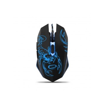 Mysz komputerowa Esperanza 6D EGM203B (optyczna; 2400 DPI; kolor czarny)