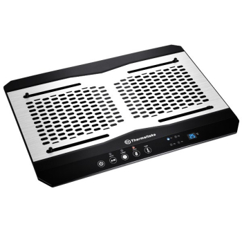 Podkładka chłodząca pod laptop Thermaltake Massive TM CL-N002-PL12BL-A (17.x cala; 2 wentylatory; HUB)-1