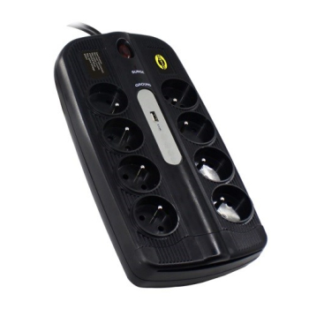 Steckdosenleiste mit Überspannungsschutz ORVALDI ORV-8PL USB3.0 3m-1
