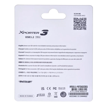 PARTIOT FLASHDRIVE Xporter 3 256GB Type A USB3.2-8