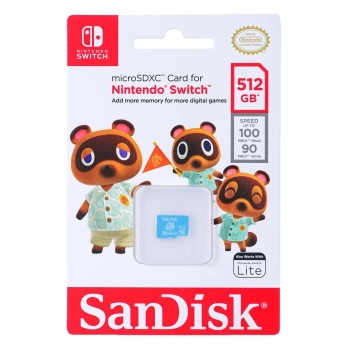 SANDISK NINTENDO SWITCH mSDXC 512 GB V30 UHS-I U3-1