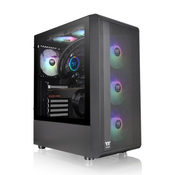 THERMALTAKE S200 TEMPERED GLASS ARGBX3 BLACK CA-1X2-00M1WN-00-1