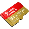SANDISK EXTREME microSDXC 64 GB 170/80 MB/s A2-3