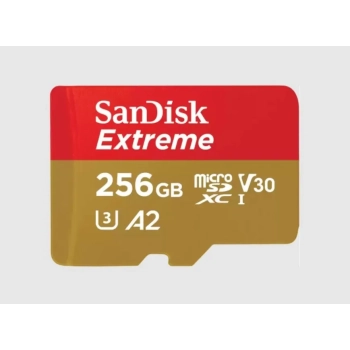 SANDISK EXTREME microSDXC 256 GB 190/130 MB/s A2-1