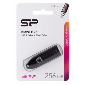 Pendrive Silicon Power Blaze B25 256GB USB 3.1 kolor czarny-2