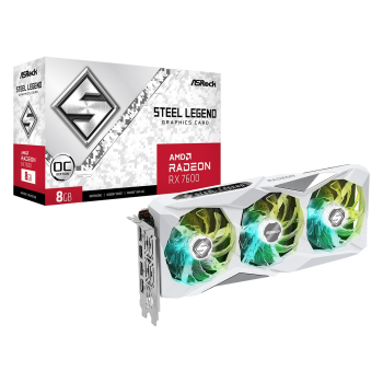 Karta graficzna ASRock Radeon RX 7600 Steel Legend 8GB OC-1