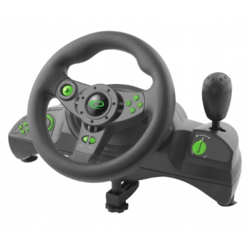 Kierownica Esperanza Nitro EGW102 (PC, PS3; kolor czarny)-1