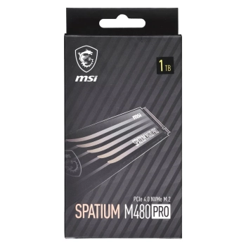 Dysk SSD MSI SPATIUM M480 Pro 1TB PCIe 4.0 NVMe M.2 2280-2