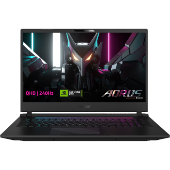 Notebook GIGABYTE AORUS 17 BSF-73UK654SH, 43,90 cm (17,3 Zoll) 240Hz, i7-13700H, RTX 4070 klawiatura DE-1