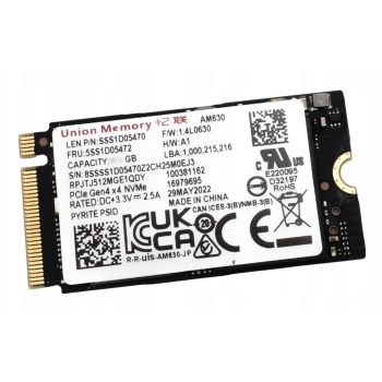 Dysk SSD Union Memory AM630 2242 256GB PCI-E Gen4 x4 NVMe-1