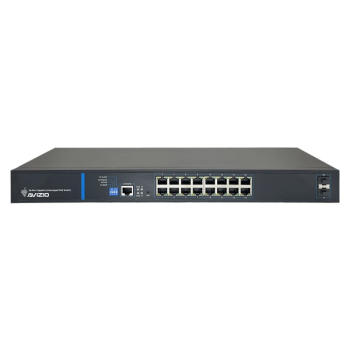 AVIZIO SWITCH ZARZĄDZALNY 16 PORTÓW RJ45 POE 1GB/S + 2 PORTY SFP UPLINK 1GB/S (BUDŻET MOCY 150W)-1