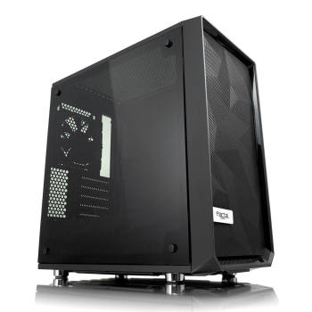 Projektowanie fraktalne | Meshify C Mini – Ciemny TG | Szyba boczna | Czarny | Mikro ATX | Zasilacz w zestawie Nie | For