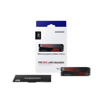 SSD PCIE G4 M.2 NVME 2TB W/HS/990 PRO MZ-V9P2T0GW SAMSUNG-1