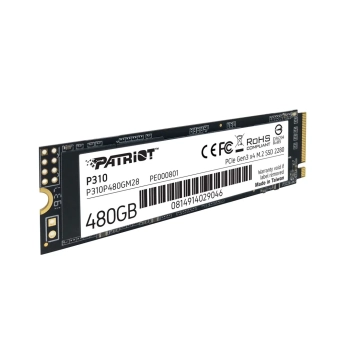 SSD Patriot P310 480GB M.2 2280 PCIe NVMe 4.0 x4 TLC-1
