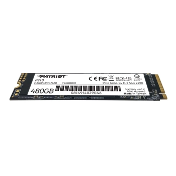SSD Patriot P310 480GB M.2 2280 PCIe NVMe 4.0 x4 TLC-2