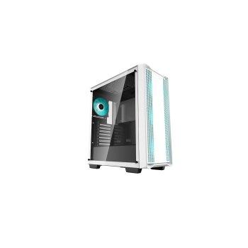 Deepcool MID TOWER CASE  CC560 Side window White Mid-Tower Power supply included No-1