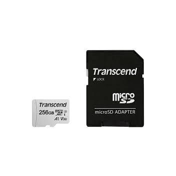 PAMIĘĆ MICRO SDXC 256GB W/ADAP C10 TS256GUSD300S-A TRANSCEND-1