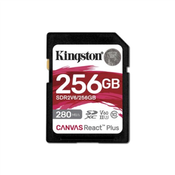 Kingston Canvas React Plus | 256 GB | SD | Flash memory class 10-1