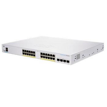 CBS350 Managed 24-port GE, Full PoE, 4x1G SFP-1