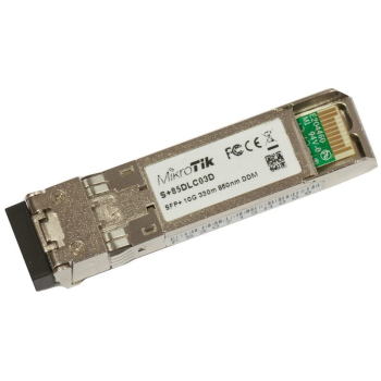 Mikrotik S+85DLC03D moduł przekaźników sieciowych Swiatłowód 10000 Mbit/s SFP+ 850 nm-1