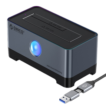 ORICO STACJA DOKUJĄCA DYSKI SATA 2,5/3,5" USB-C 6GBPS-1