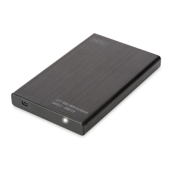 Obudowa USB 2.0 na dysk SSD/HDD 2.5" SATA II9.5/7.5mm, aluminiowa-1