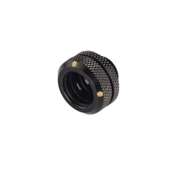 Bitspower Multi-Link Adapter Anschluss gerade G1/4 Zoll AG auf 14mm AD Hardtube - schwarz matt-1