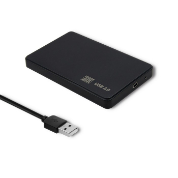 Qoltec Obudowa/kieszeń do dysków HDD/SSD 2.5" SATA3 | USB 2.0 | Czarny-1